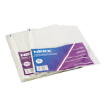 NEXX A4 PVC Filing Pockets / Plastic Sleeves - 50's
